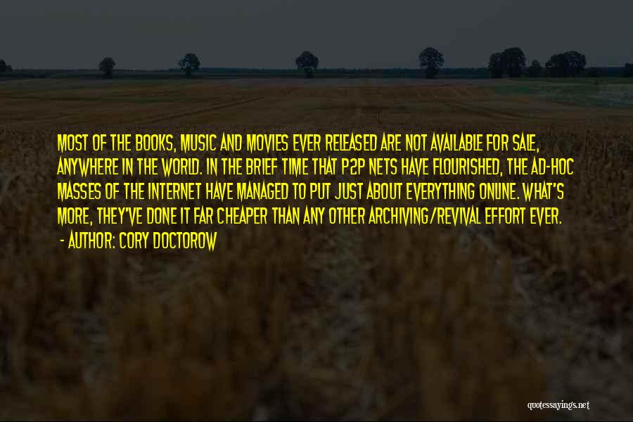 Movies And Music Quotes By Cory Doctorow