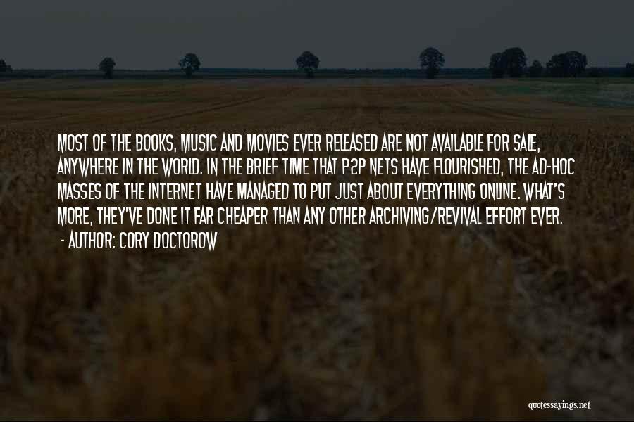 Movies Vs Books Quotes By Cory Doctorow