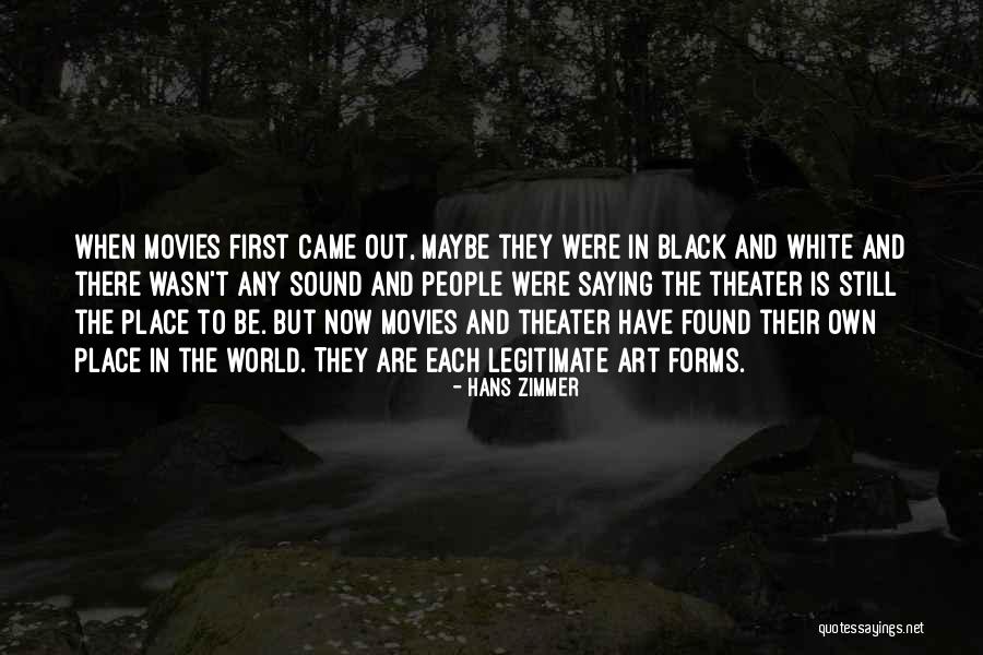 Movies Were Black Quotes By Hans Zimmer Movies Were Black Quotes By Hans Zimmer
