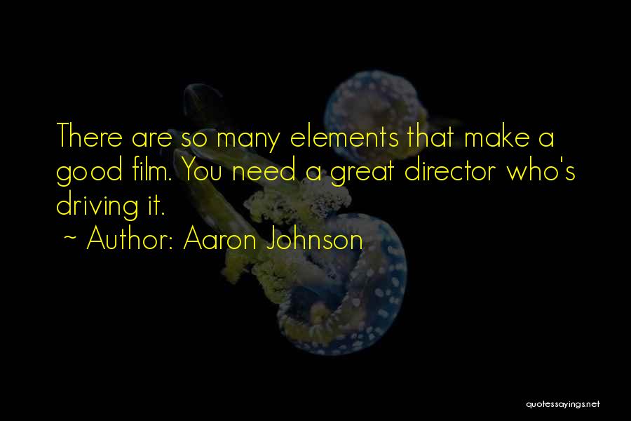 Moving Announcements Quotes By Aaron Johnson