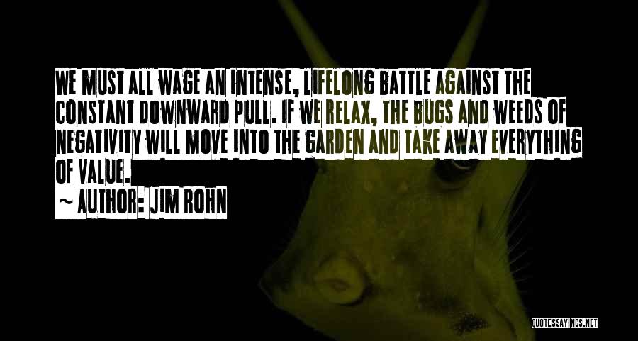 Moving Away From Negativity Quotes By Jim Rohn