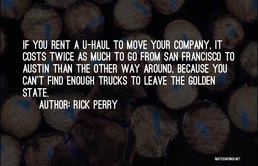 Moving Company Quotes By Rick Perry