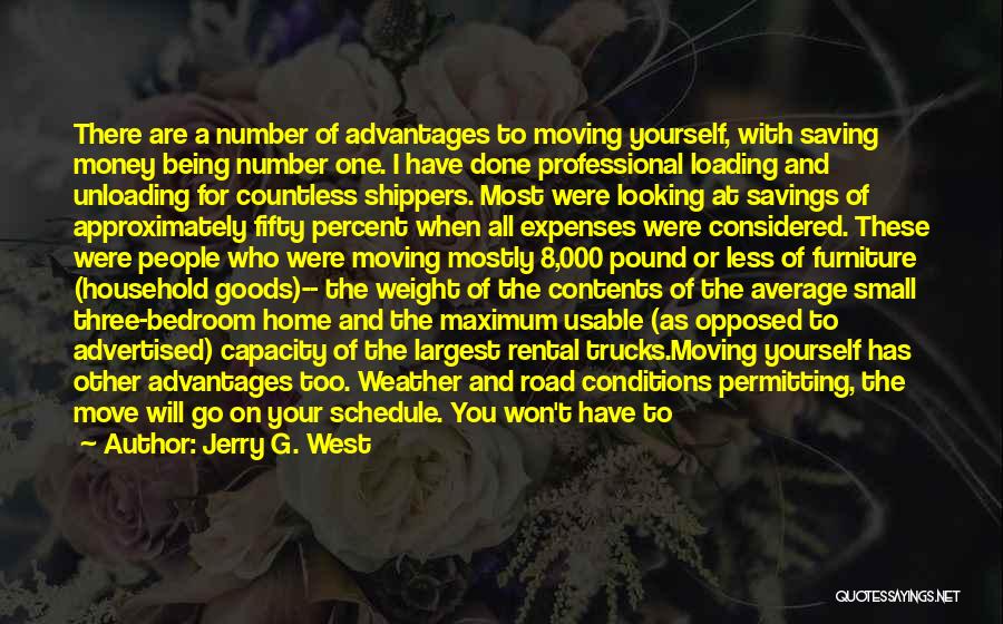 Moving Expenses Quotes By Jerry G. West