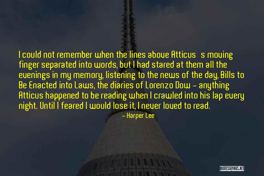 Moving Finger Quotes By Harper Lee Moving Finger Quotes By Harper Lee