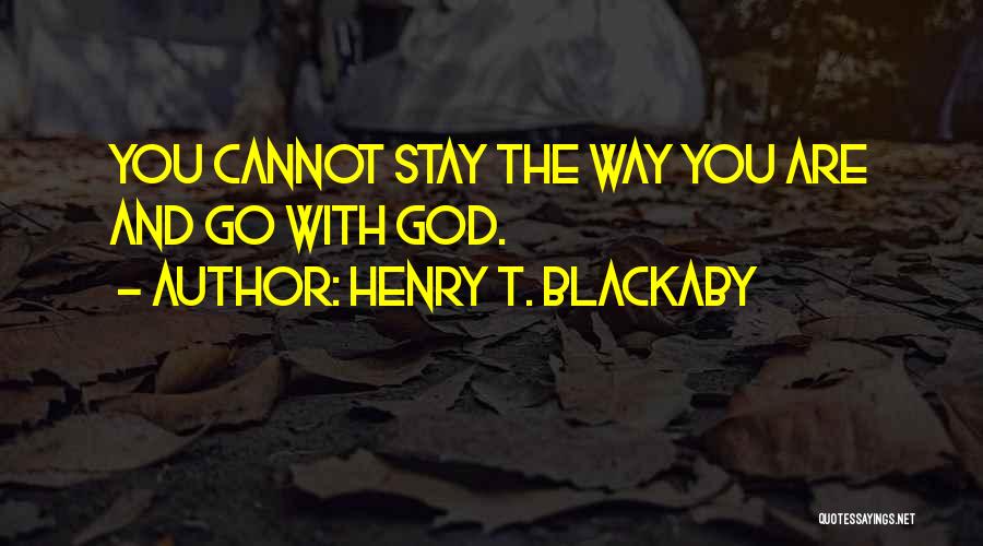Moving Forward And Letting Go Quotes By Henry T. Blackaby