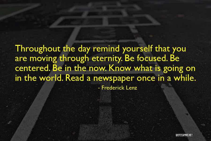 Moving In Day Quotes By Frederick Lenz Moving In Day Quotes By Frederick Lenz