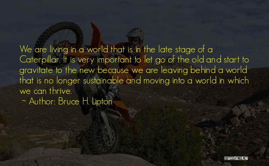 Moving Into The World Quotes By Bruce H. Lipton