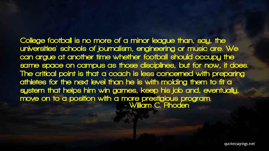 Moving Jobs Quotes By William C. Rhoden Moving Jobs Quotes By William C. Rhoden
