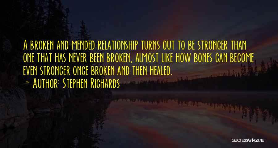 Moving On And Letting Go Quotes By Stephen Richards