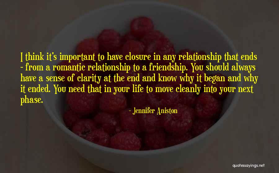 Moving On From A Friendship Quotes By Jennifer Aniston Moving On From A Friendship Quotes By Jennifer Aniston