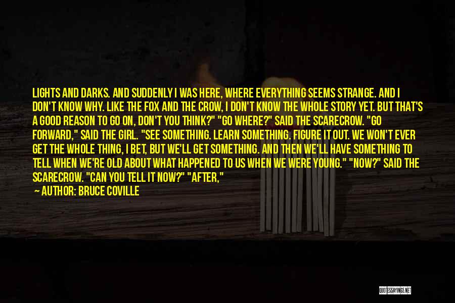 Moving On From A Girl You Like Quotes By Bruce Coville