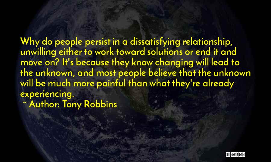 Moving On From A Relationship Quotes By Tony Robbins