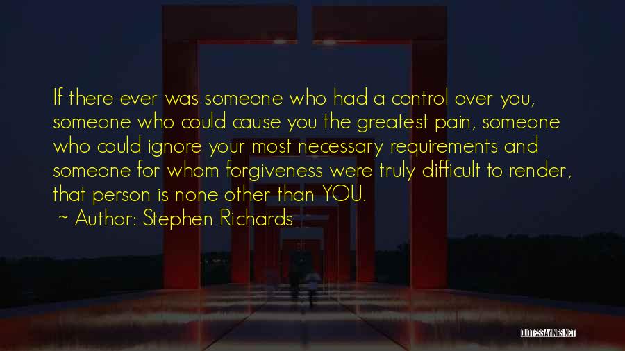 Moving On From Pain Quotes By Stephen Richards