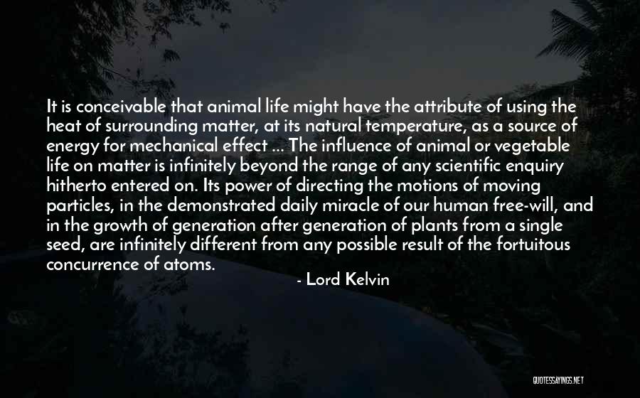 Moving On In Life Quotes By Lord Kelvin