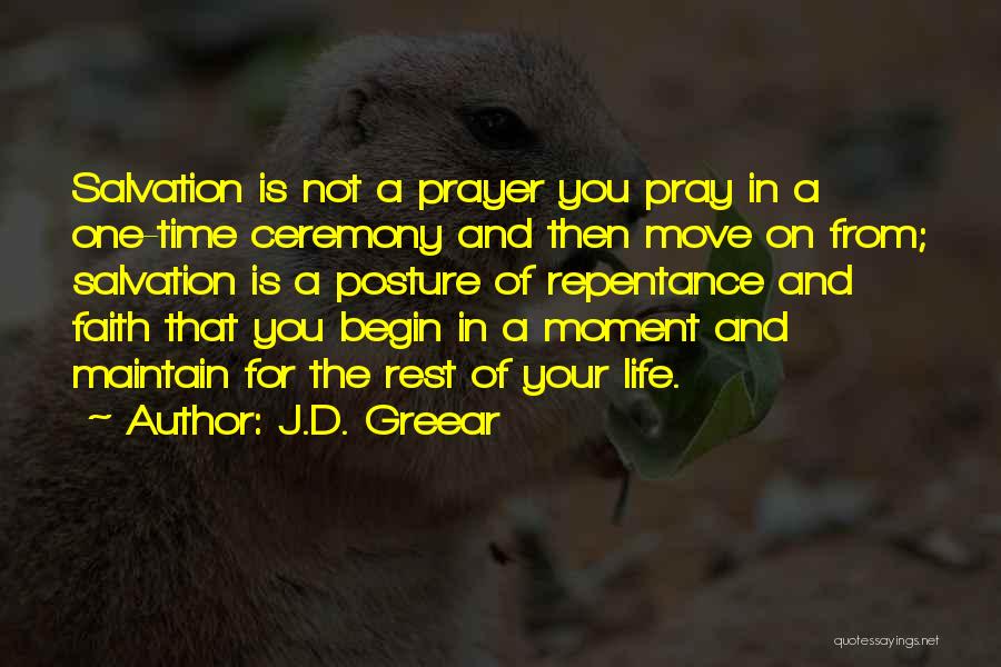 Moving On Life Quotes By J.D. Greear