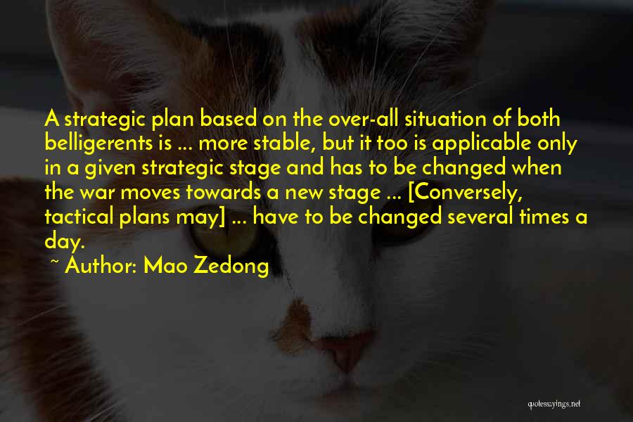 Moving On Stage Quotes By Mao Zedong