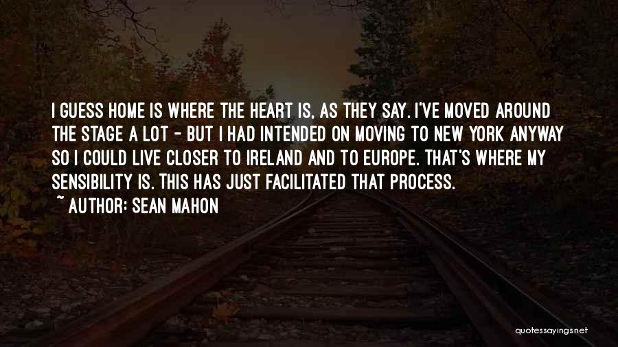 Moving On Stage Quotes By Sean Mahon