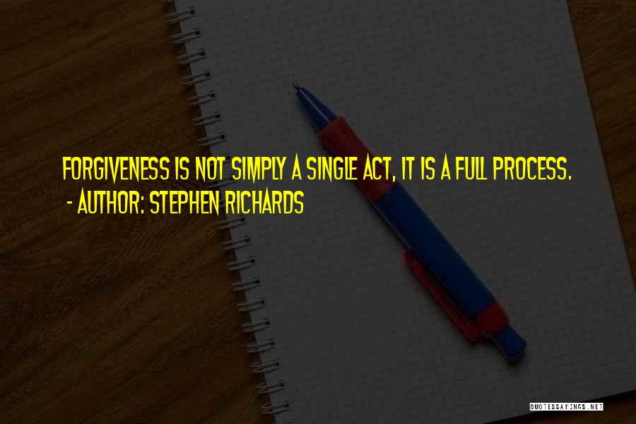 Moving On The Past Quotes By Stephen Richards