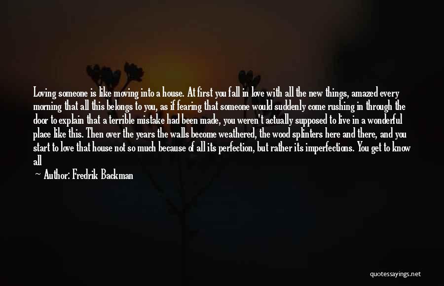 Moving On With Someone New Quotes By Fredrik Backman