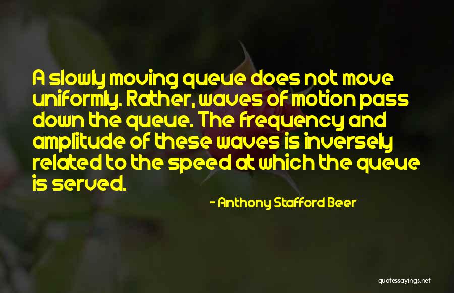 Moving Slowly Quotes By Anthony Stafford Beer Moving Slowly Quotes By Anthony Stafford Beer