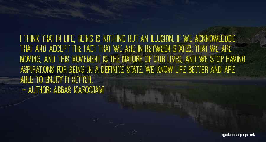 Moving States Quotes By Abbas Kiarostami