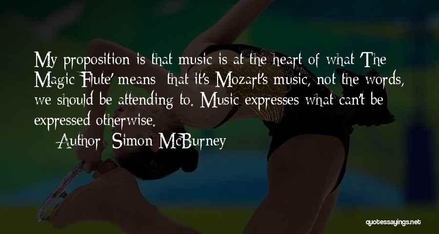 Mozart's Quotes By Simon McBurney