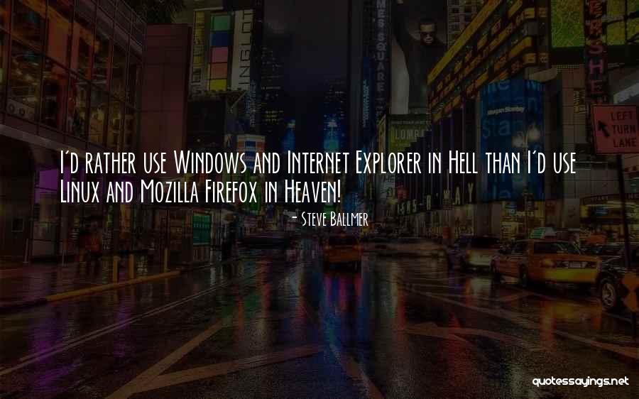 Mozilla Quotes By Steve Ballmer