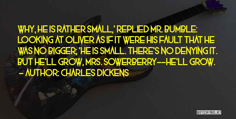 Mr Bumble Oliver Quotes By Charles Dickens