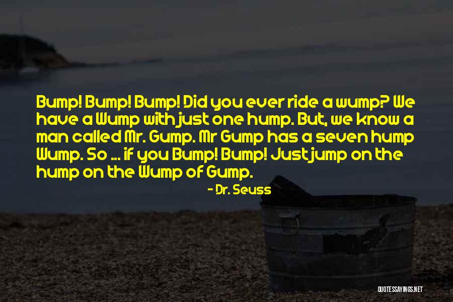 Mr Bump Quotes By Dr. Seuss