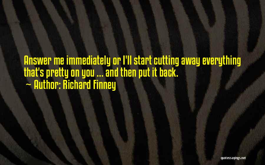 Mr Finney Quotes By Richard Finney