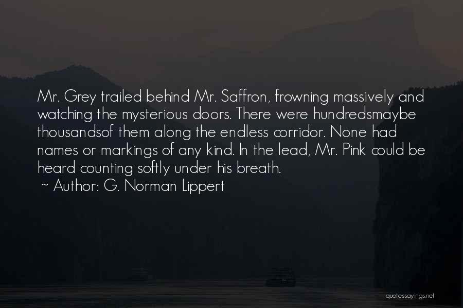 Mr Grey Quotes By G. Norman Lippert