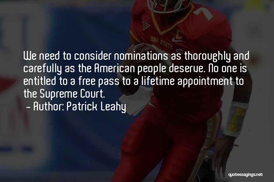 Mr Leahy Quotes By Patrick Leahy