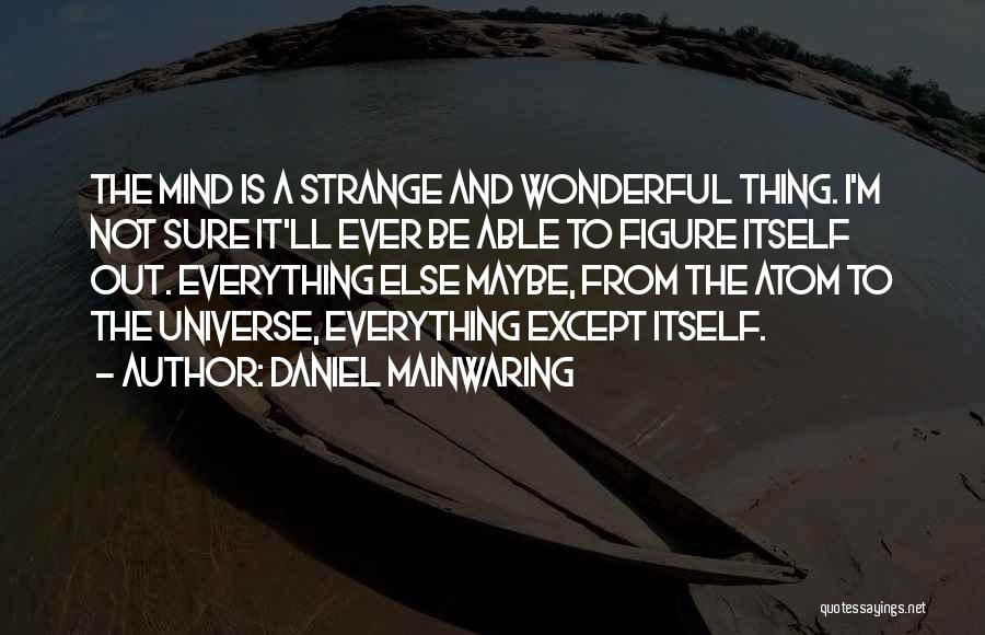 Mr Mainwaring Quotes By Daniel Mainwaring