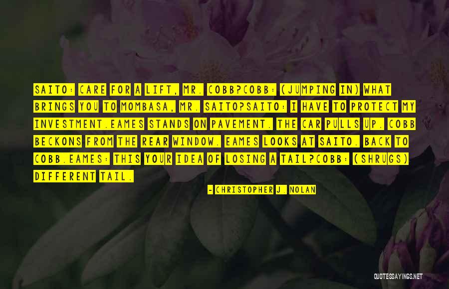 Mr Nolan Quotes By Christopher J. Nolan Mr Nolan Quotes By Christopher J. Nolan