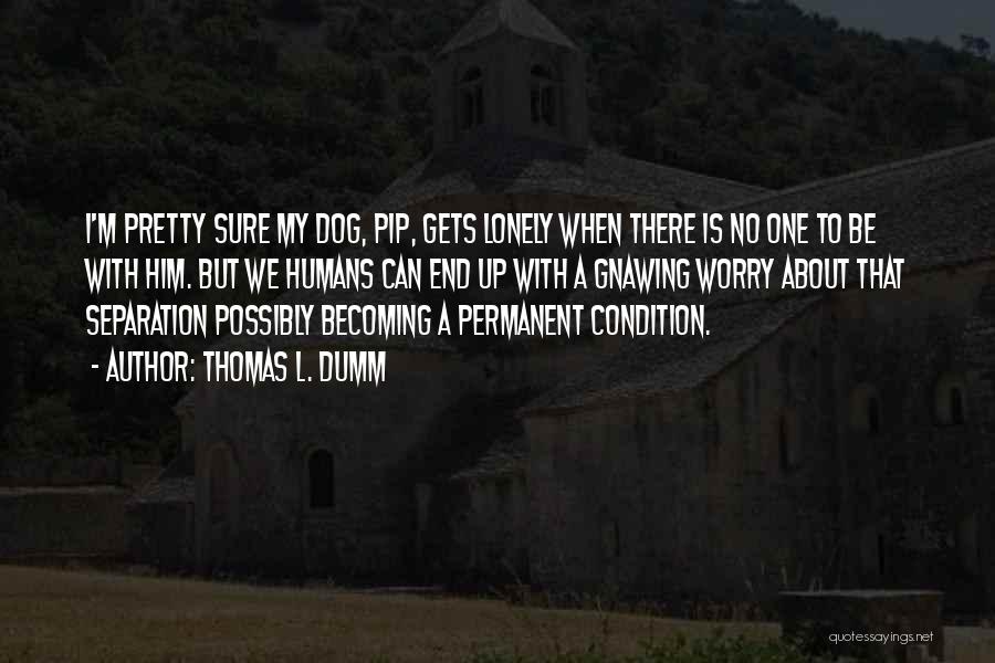 Mr Pip Quotes By Thomas L. Dumm