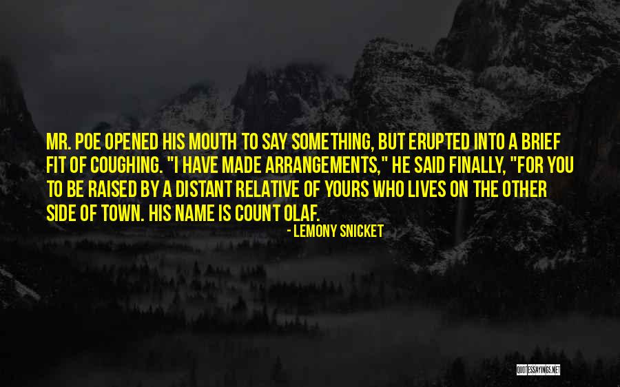 Mr Poe Quotes By Lemony Snicket Mr Poe Quotes By Lemony Snicket