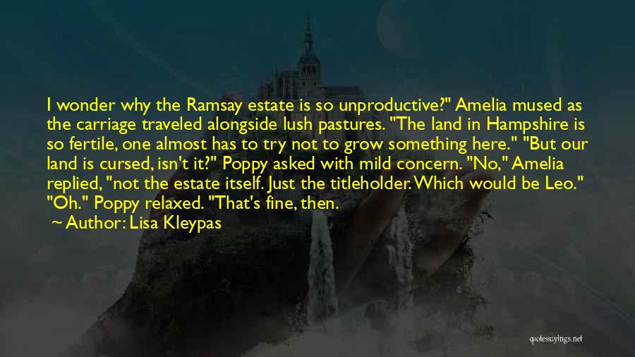 Mr Poppy Quotes By Lisa Kleypas