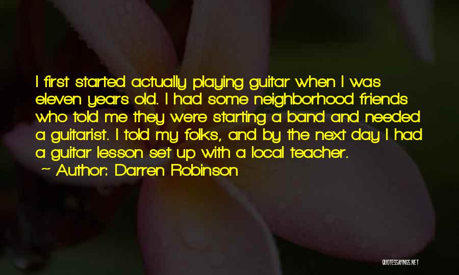 Mr Robinson Neighborhood Quotes By Darren Robinson