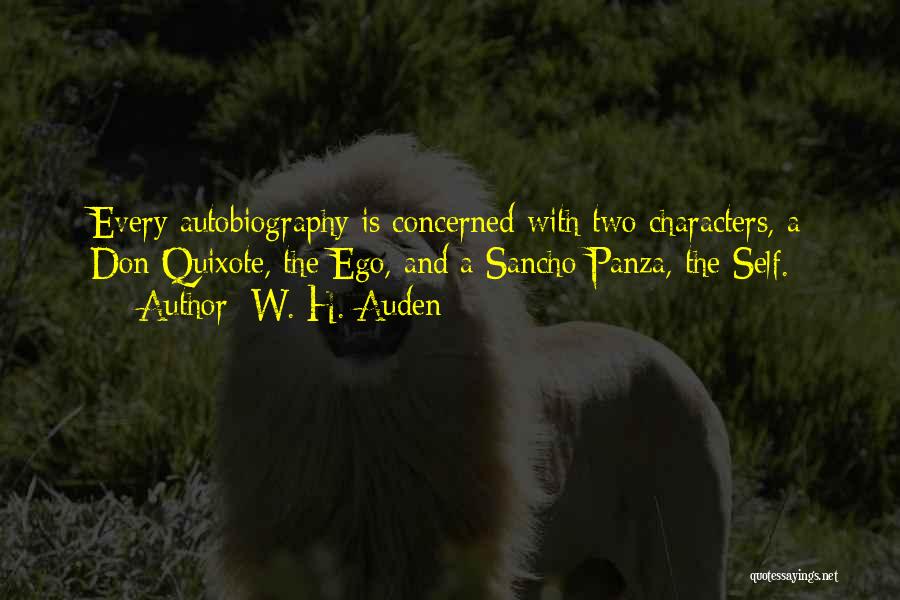 Mr Sancho Quotes By W. H. Auden