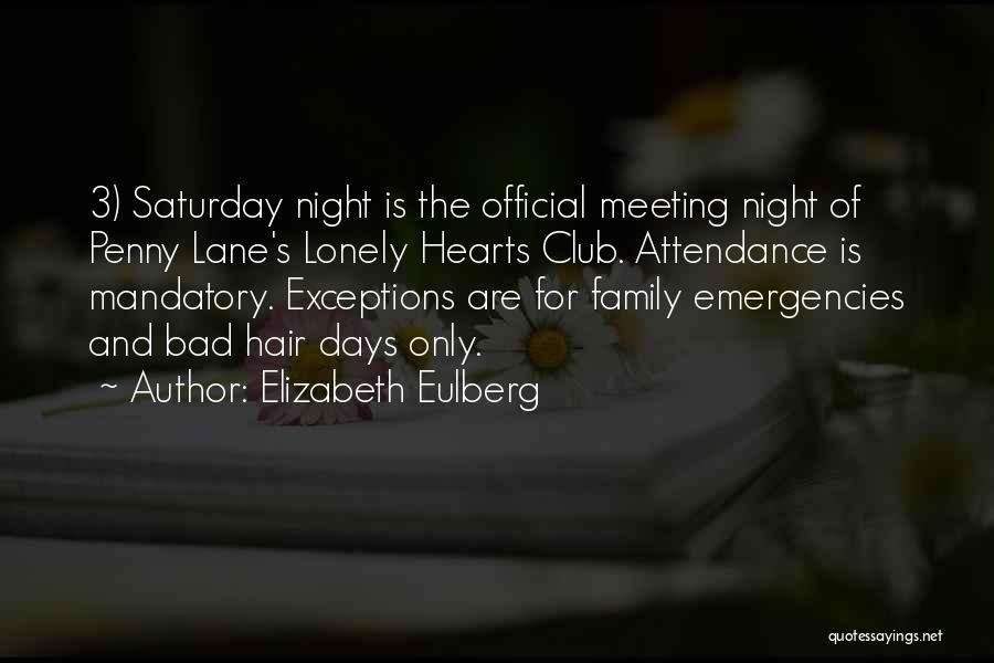 Mr Saturday Night Quotes By Elizabeth Eulberg