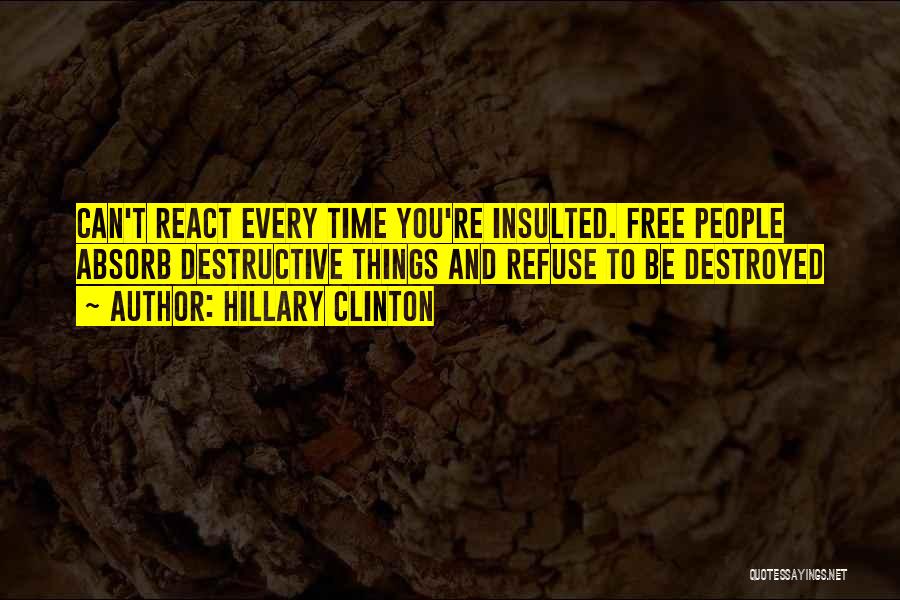 Mr T Motivational Quotes By Hillary Clinton
