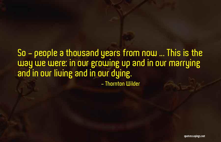 Mr Thornton Quotes By Thornton Wilder