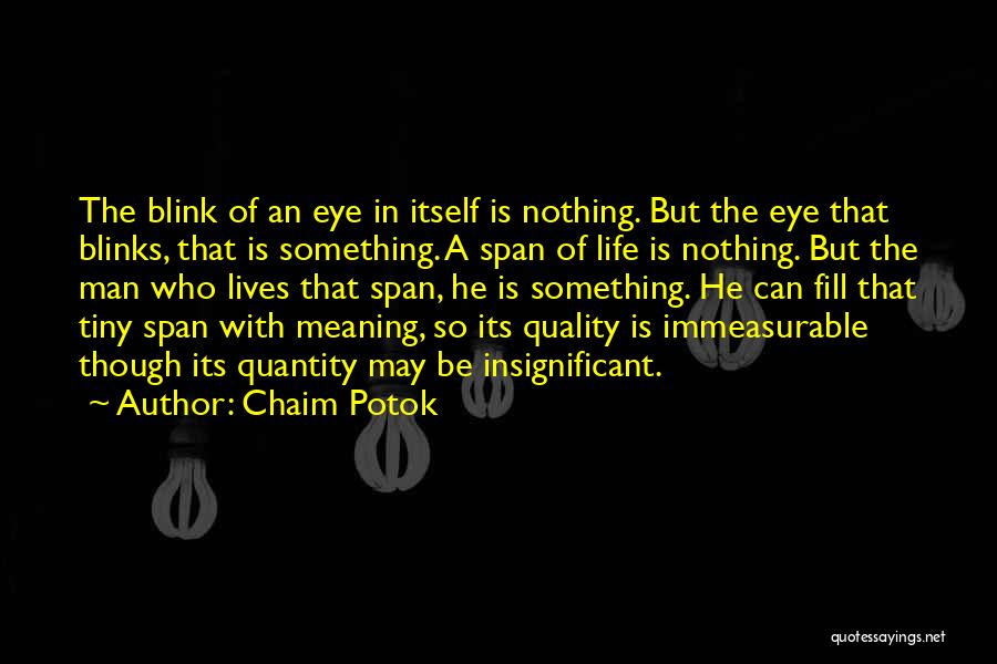 Mr Tiny Quotes By Chaim Potok