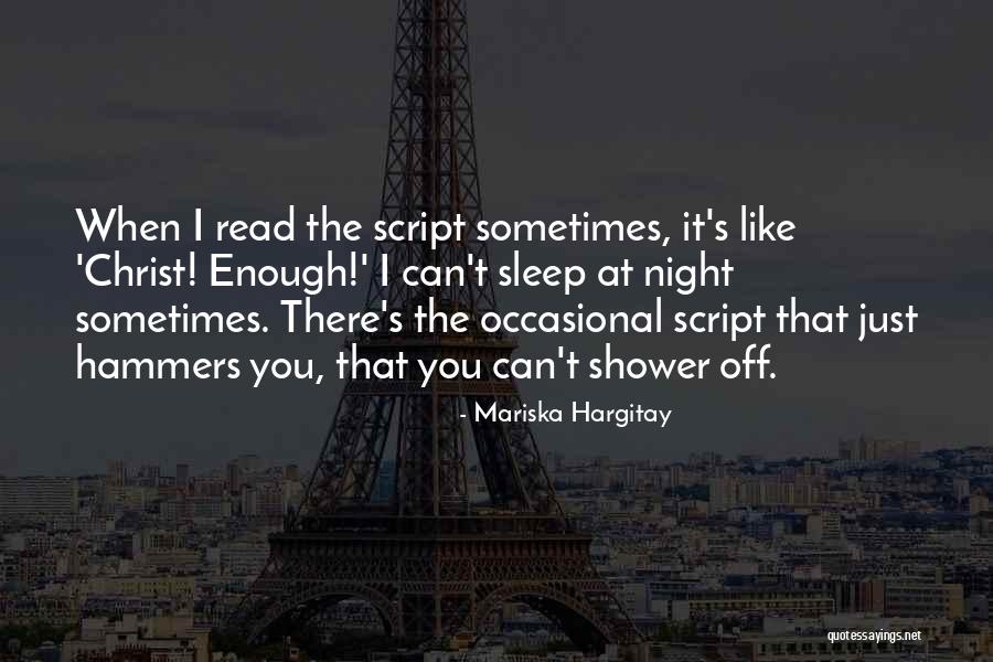 Mr Torque Quotes By Mariska Hargitay