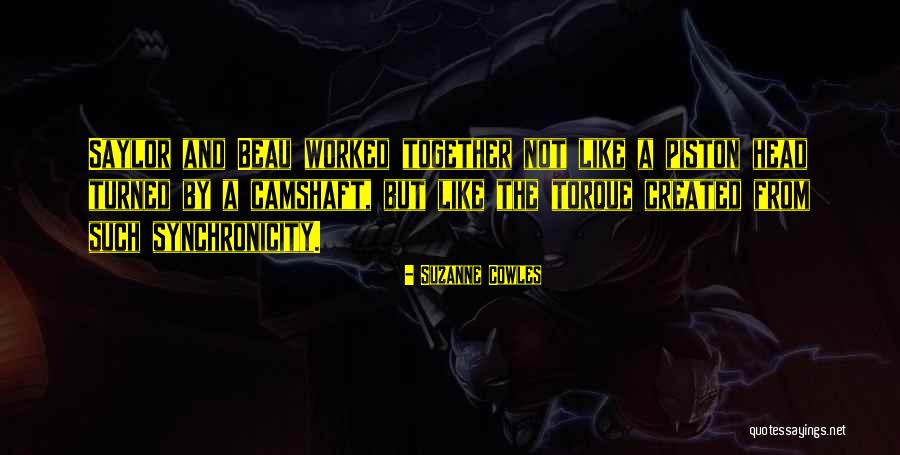 Mr Torque Quotes By Suzanne Cowles