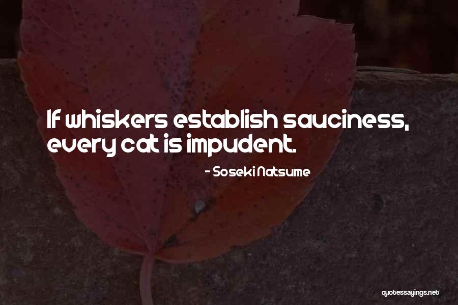 Mr Whiskers Quotes By Soseki Natsume