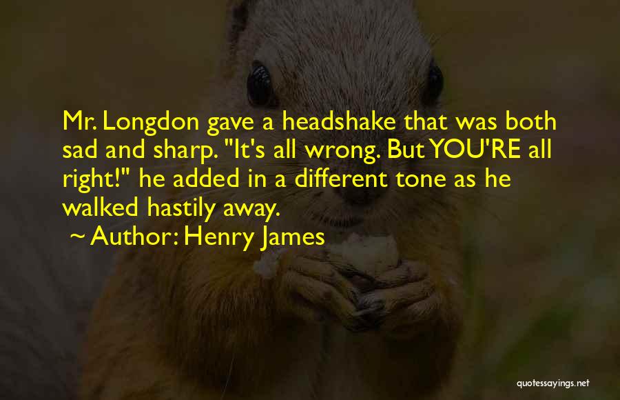 Mr Wrong Mr Right Quotes By Henry James