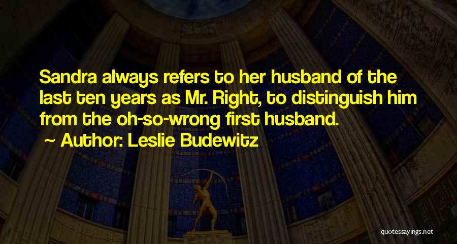 Mr Wrong Mr Right Quotes By Leslie Budewitz