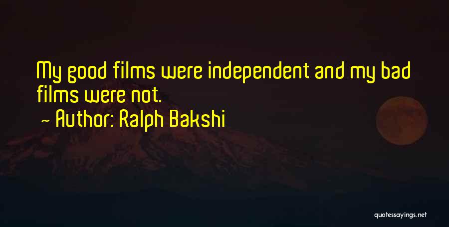 Mrs Bakshi Quotes By Ralph Bakshi