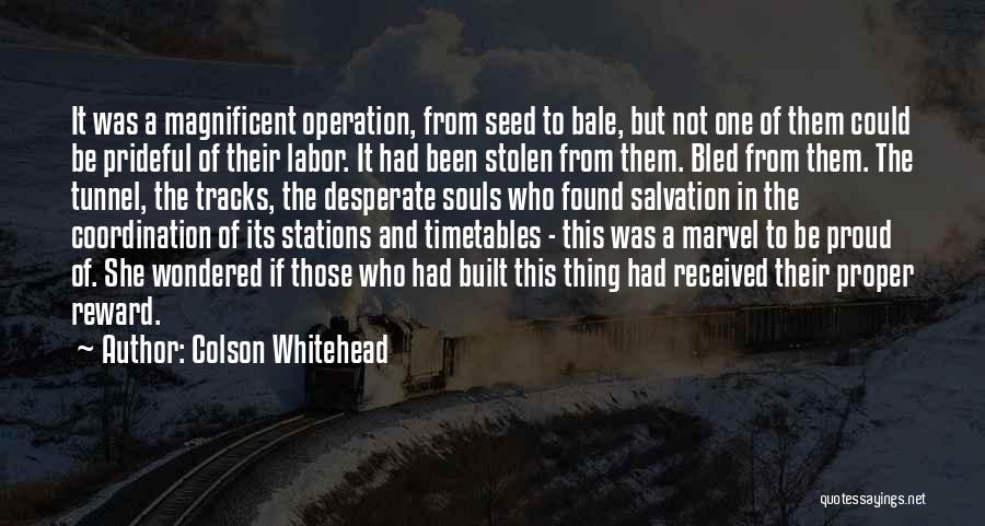 Mrs Bale Quotes By Colson Whitehead